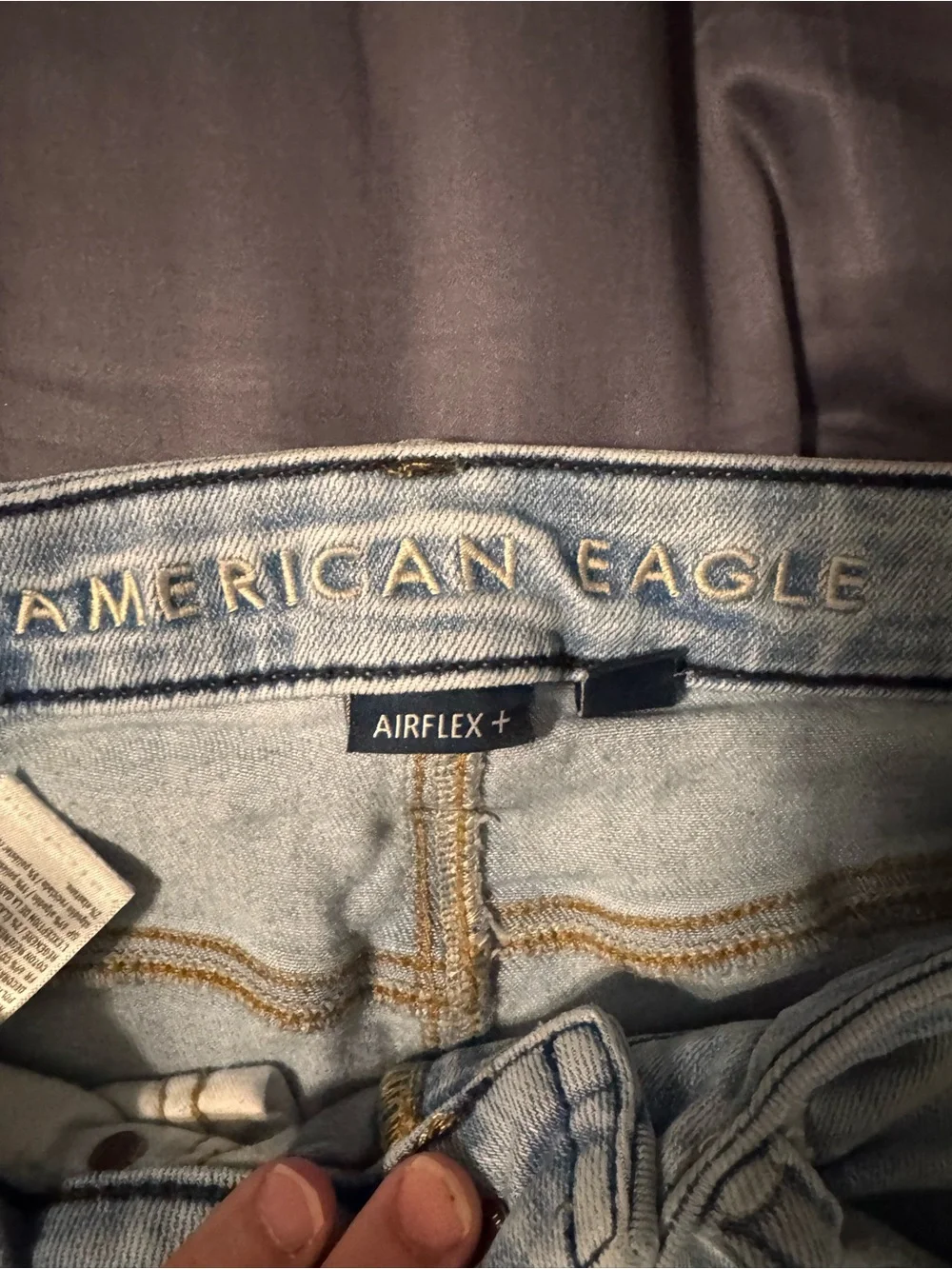 American Eagle Outfitters Men’s Light Blue Slim Straight Jeans